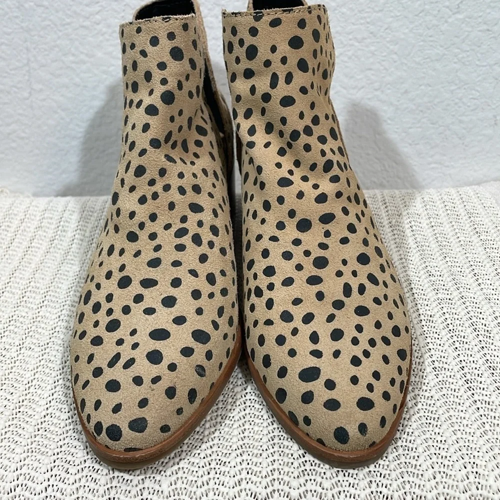 Dolce vita leather 6.5 Kadie cheetah shoe booties Leopard Cheetah Animal print